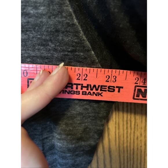 Affliction Men's 2x Motor Club Skull Baseball Tee 3/4 Sleeve Distressed Grey - Picture 6 of 7